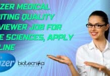 Pfizer Medical Writing Quality Reviewer Job For Life Sciences, Apply Online Pfizer Medical Writing Quality