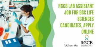 RGCB Lab Assistant Job