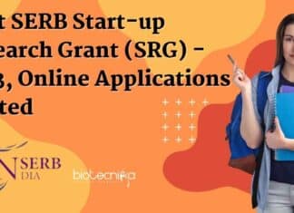 SERB Start-up Research Grant (SRG) 2023