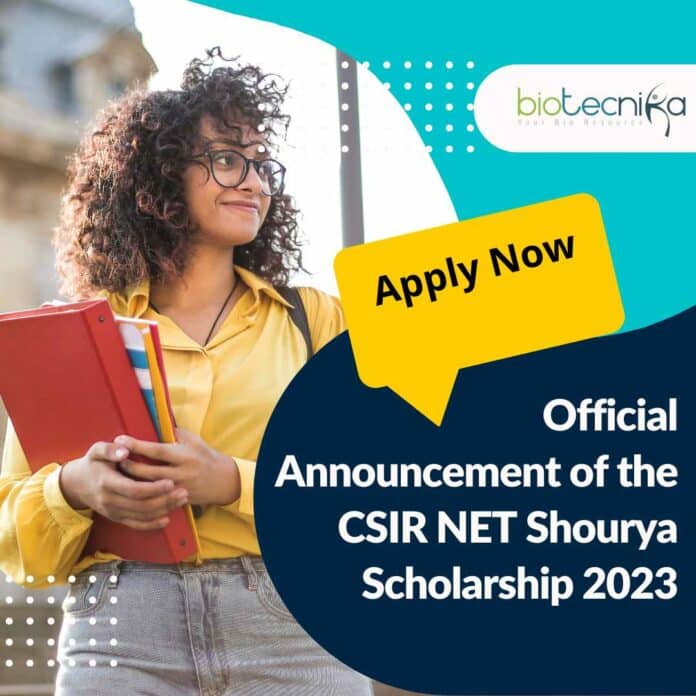 Shourya Scholarship Biotecnika Application Form