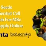 Syngenta Seeds Junior Scientist Cell Biology Job For MSc Biotech, Apply Online Syngenta Seeds Job Opening