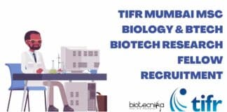 TIFR Mumbai MSc Biology