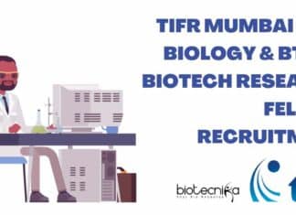 TIFR Mumbai MSc Biology