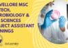 VIT Vellore MSc Biotech, Microbiology & Life Sciences Project Assistant Openings VIT Vellore MSc Biotech