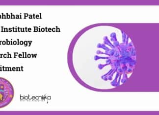 VPCI Biotech SRF Job