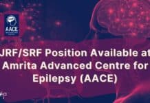 JRF/SRF Position Available at Amrita Advanced Centre for Epilepsy (AACE) AACE Research Fellowship