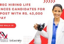 ACTREC Walk-In-Interview For Life Sciences Candidates For SRF Post With Rs. 43,000 pm Pay ACTREC SRF Post Opening