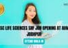 MSc Life Sciences SRF Job Opening at AIIMS Jodhpur, Attend Walk-In-Interview AIIMS Jodhpur MSc SRF