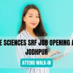 AIIMS Jodhpur MSc SRF