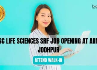 AIIMS Jodhpur MSc SRF