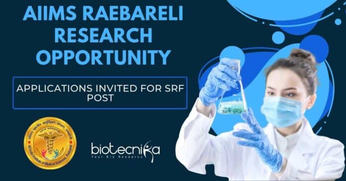 AIIMS Raebareli Research Job