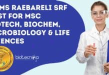 AIIMS Raebareli SRF Post For MSc Biotech, Biochem, Microbiology & Life Sciences AIIMS Raebareli SRF Post