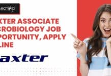 Baxter Associate Microbiology Job Opportunity, Apply Online Baxter Associate Microbiology Job