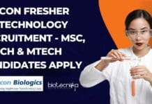 Biocon Fresher Biotechnology Recruitment – MSc, BTech & MTech Candidates Apply Biocon Fresher Biotechnology Job
