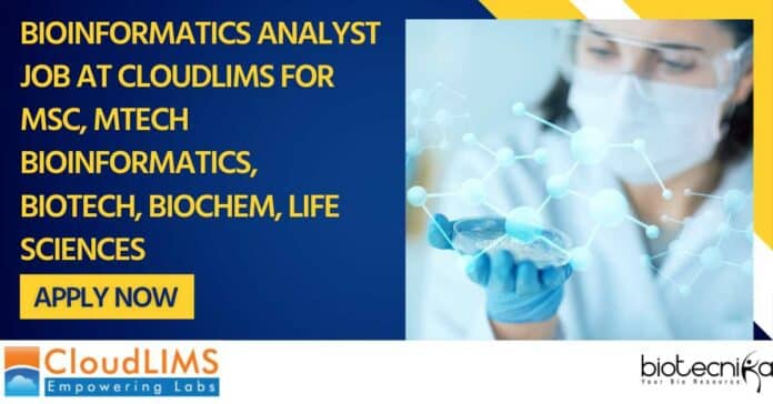 Bioinformatics Analyst Job