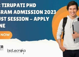 Biology PhD Admission August2023