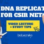 DNA Replication For CSIR NET