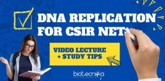 DNA Replication For CSIR NET