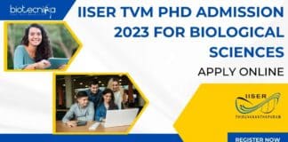 IISER TVM 2023 PhD
