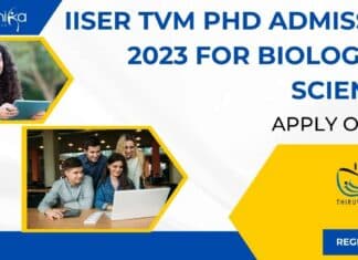 IISER TVM 2023 PhD
