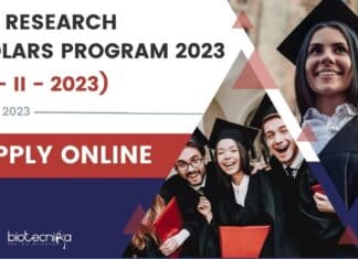 CDFD 2023 Research Scholars Program