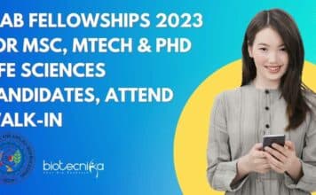 CIAB Fellowships 2023 For MSc, MTech & PhD Life Sciences Candidates, Attend Walk-In CIAB Fellowships 2023