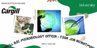 Cargill BSc Microbiology Officer