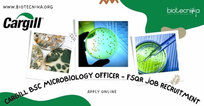 Cargill BSc Microbiology Officer