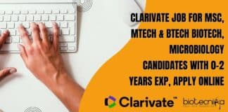 Clarivate Job For MSc