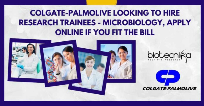 Colgate-Palmolive Research Trainees