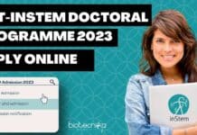 DBT-inStem Doctoral Programme 2023 – Online Application Process DBT-inStem Doctoral Programme 2023