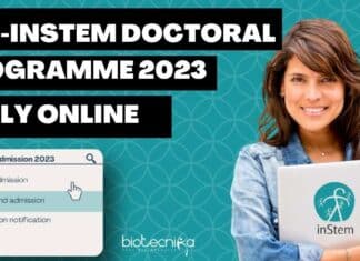 DBT-inStem Doctoral Programme 2023