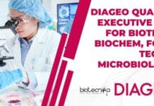 DIAGEO Quality Executive Job For Biotech, Biochem, Food Tech & Microbiology DIAGEO Jobs Quality Executive
