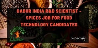 Dabur India R&D Scientist