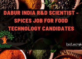 Dabur India R&D Scientist
