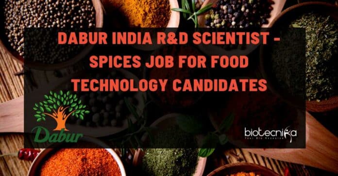 Dabur India R&D Scientist