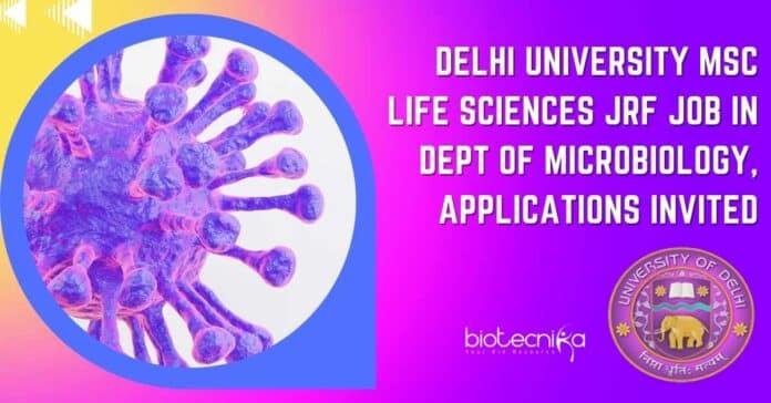 Delhi University MSc JRF