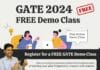 Get a Sneak-Peek Into GATE Shourya Batch 2024 – Register For DEMO Session GATE Coaching Demo Biotecnika - GATE Shourya Batch 2024
