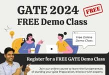 Get a Sneak-Peek Into GATE Shourya Batch 2024 – Register For DEMO Session GATE Coaching Demo Biotecnika - GATE Shourya Batch 2024