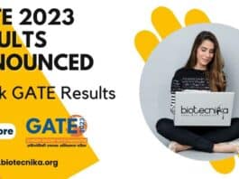 GATE 2023 Results Announced – Check GATE Results GATE 2023 Results Announced