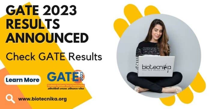 GATE 2023 Results Announced