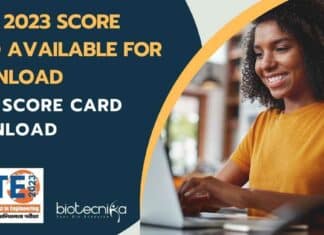 GATE 2023 Score Card