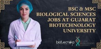 GBU Biological Sciences Jobs