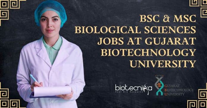 GBU Biological Sciences Jobs