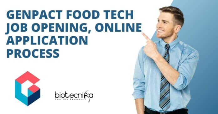 Genpact Food Tech Job