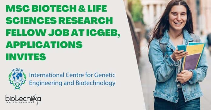 ICGEB Research Vacancy 2023