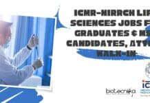 ICMR-NIRRCH Life Sciences Jobs For Graduates & MSc Candidates, Attend Walk-In ICMR-NIRRCH Life Sciences Jobs