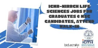ICMR-NIRRCH Life Sciences Jobs