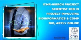 ICMR-NIRRCH Project Scientist Job