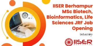IISER Berhampur MSc Biotech